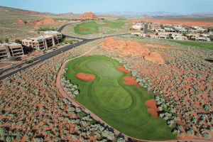 Sand Hollow 7th Green Aerial